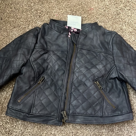 NWOT Genuine Kids by Oshkosh gray moto jacket - Picture 5 of 6